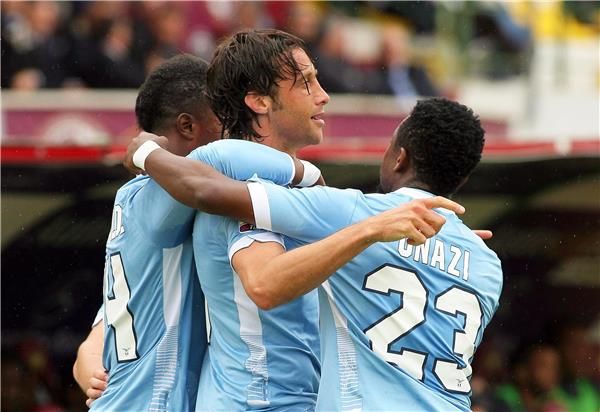 فرحة لاعبي لاتسيو