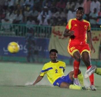 تراوري لحظة إحراز الهدف في مرمى الأمل