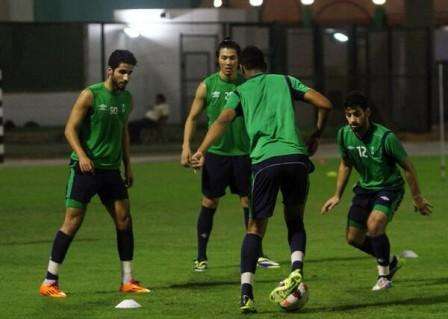 جزء من مران الفريق