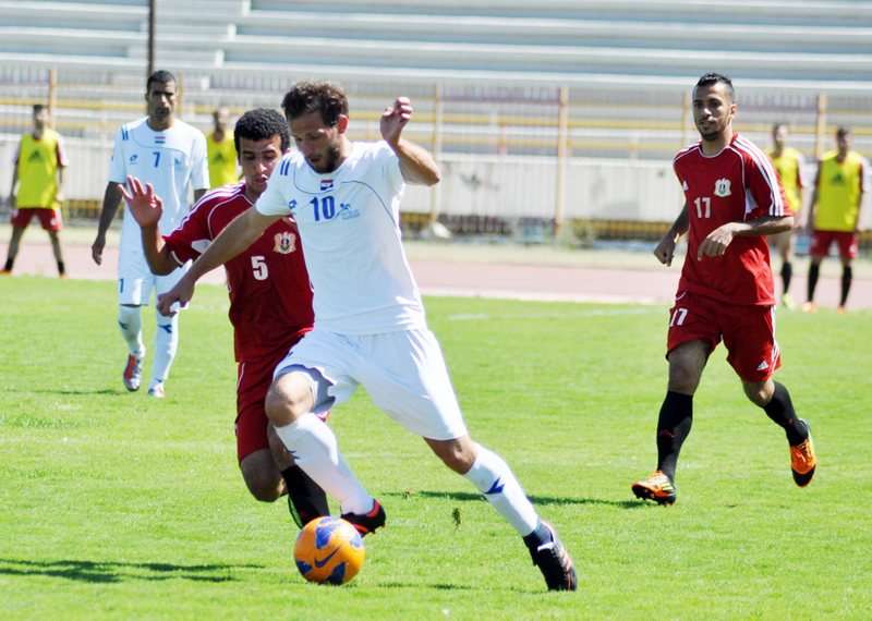 صورة من مواجهات الدوري السوري
