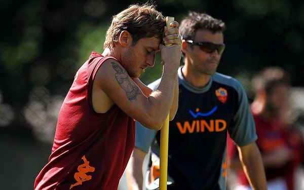 لويس إنريكي كان لديه بعض التوتر مع توتي في البدايات