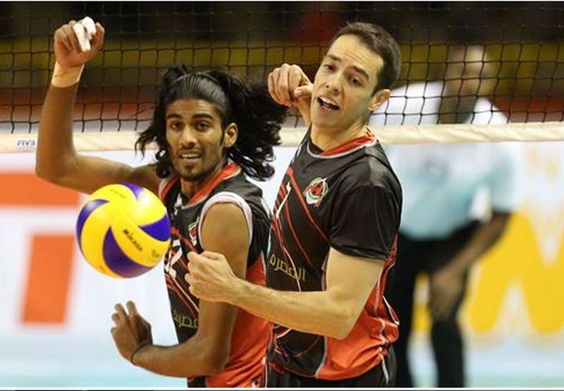 صورة من مباراة الريان القطري و يو بي سي إن الأرجنتيني