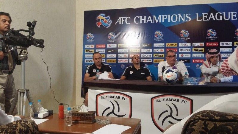 السويح وماكنيلي في المؤتمر الصحفي اليوم