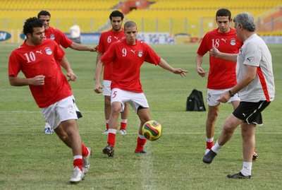 تدريبات منتخب مصر اليوم في أكرا