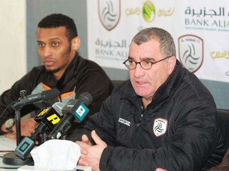 السويح بتحدث في المؤتمر الصحفي