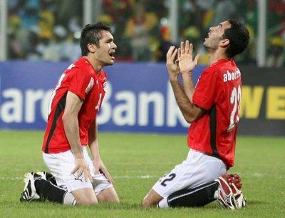 فرحة محمد أبوتريكة  بهدف 