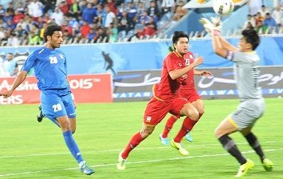 يوسف ناصر قاد الكويت للفوز على تايلاند في لقاء سابق