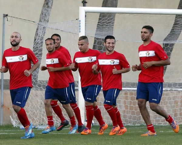 جانب من تدريب النشامى