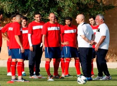 جانب من تدريب النشامى اليوم 