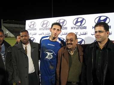 سامر حداد أفضل لاعب في اللقاء