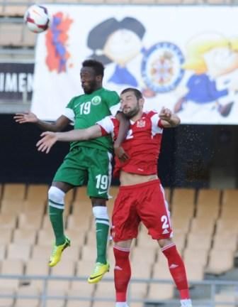 من مباراة المنتخب السعودي ونظيره الجورجي