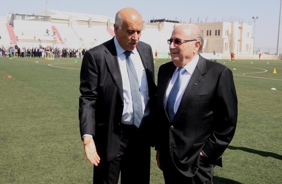 بلاتر والرجوب ( أرشيفية)