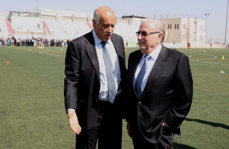 بلاتر والرجوب ( أرشيفية)