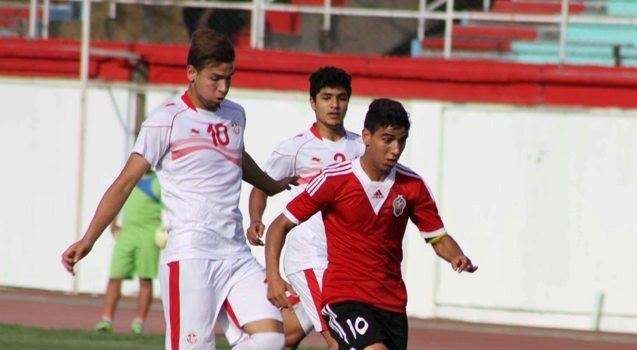 مؤيد اللافي خلال مباراة ليبيا وتونس