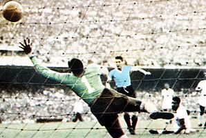 لقطة من مباراة الأوروجواي مع البرازيل 1950