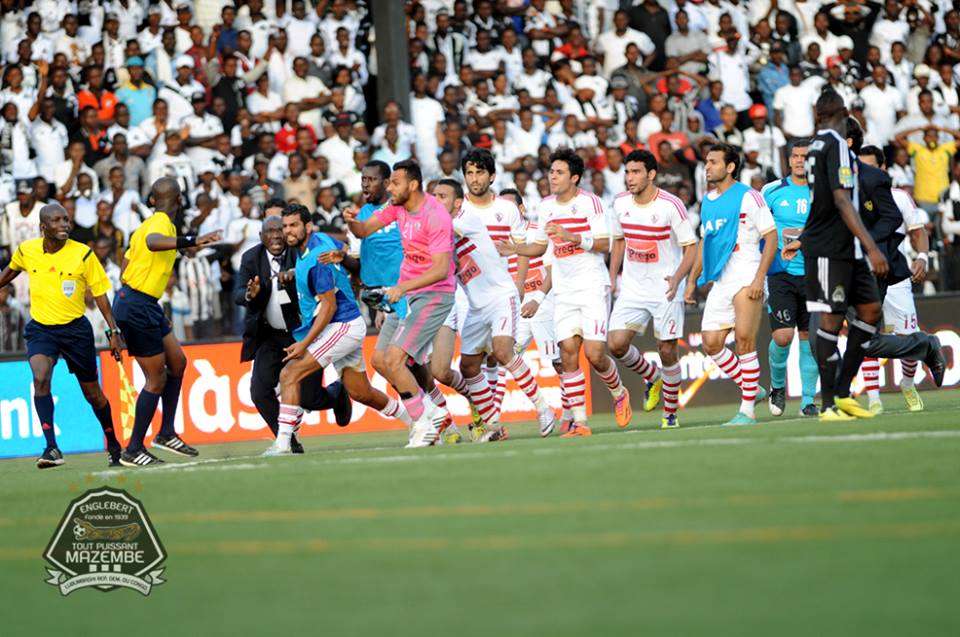 الصور كما نشرت علي الموقع الرسمي لفريق مازيمبي الكونغولي 