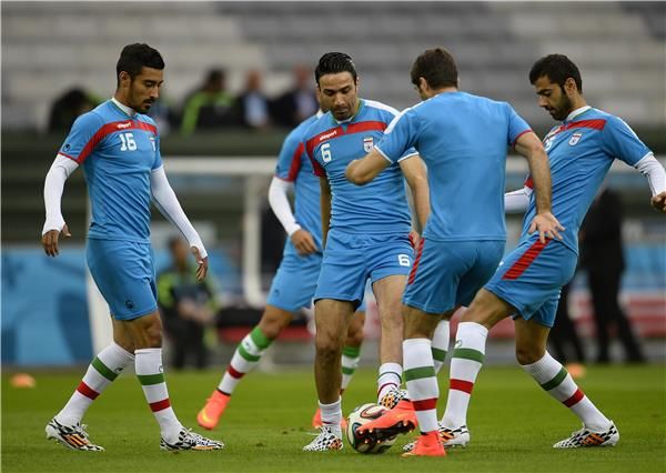 جانب من تدريبات المنتخب الايرانى