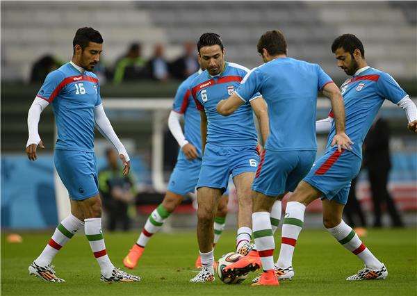 جانب من تدريبات المنتخب الايرانى