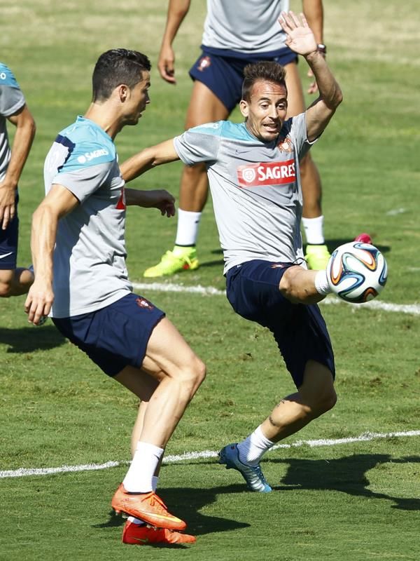 جانب من تدريبات البرتغال