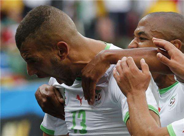 فرحة لاعبي الجزائر تكررت امام كوريا الجنوبية 4 مرات