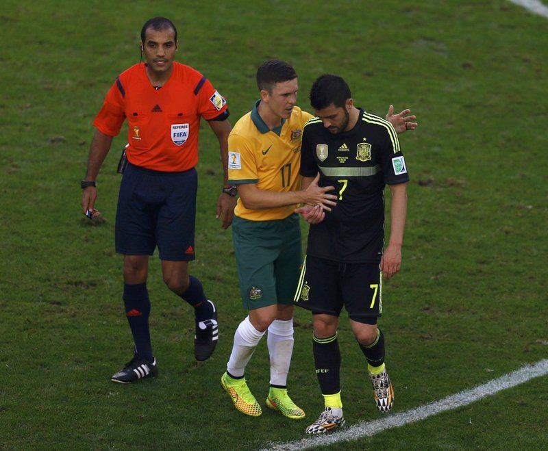 شكرالله في لقاء أستراليا واسبانيا