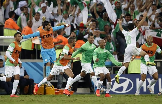 منتخب الجزائر يتأهل لاول مرة لدور ال16