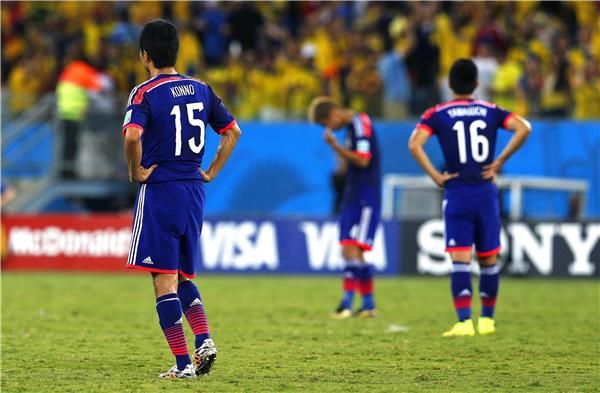 منتخب اليابان بعد الخروج المبكر من كأس العالم 2014