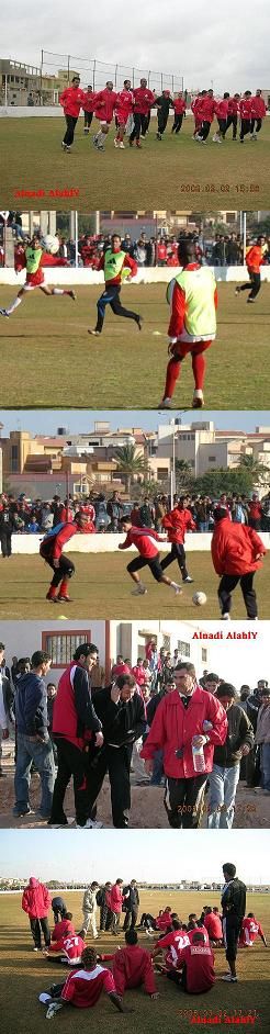 لقطات من اخر تدريب للأهلى بنغازى