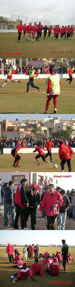 لقطات من اخر تدريب للأهلى بنغازى