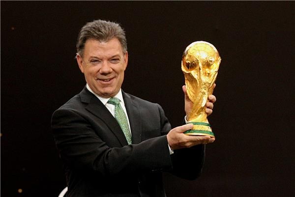 الرئيس الكولومبي خوان مانويل 