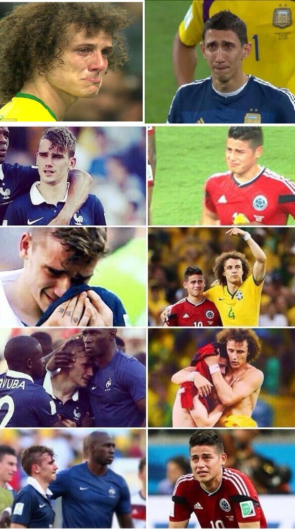 دموع دي ماريا ولويز ورودريجيز وجيزمان الابرز