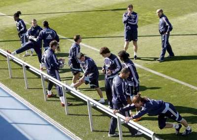 من تدريبات فريق ريال مدريد