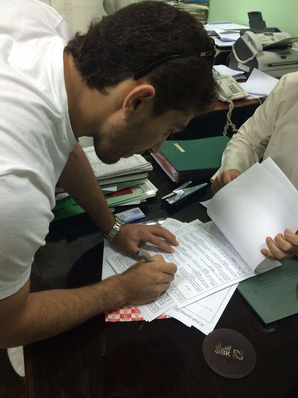 الخطيب يوقع الى العربي أملا في استعادة أمجاد الأخضر