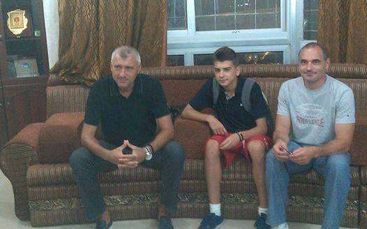 الرومانيان متروك وماريوس أثناء تواجدهما في نادي الرمثا