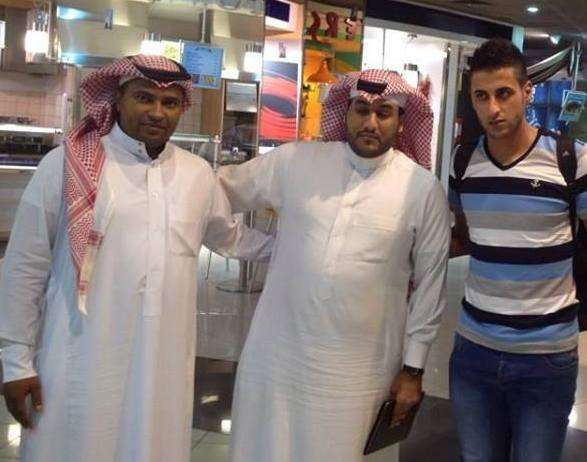 خطاب "يمين" لحظة وصوله السعودية