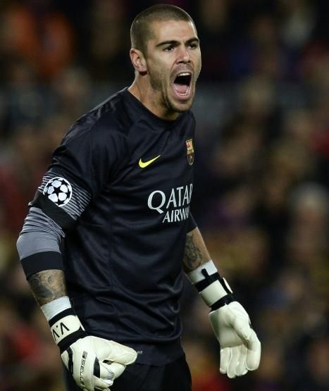 الحارس الإسباني فيكتور فالديز - برشلونة