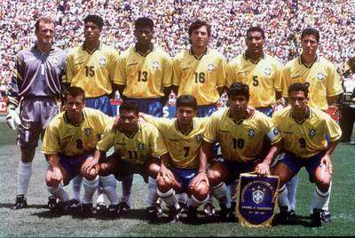 نجوم المنتخب البرازيلي الفائز ببطولة كأس العالم عام 1994
