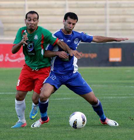 من لقاء سابق بين الوحدات والرمثا