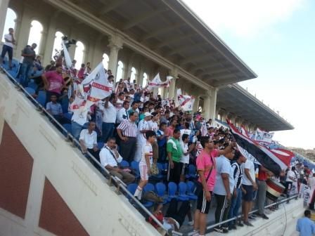 مشجعو الزمالك في المدرجات