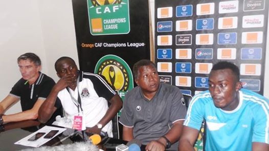 المؤتمر الصحفي  للجهاز الفني لفريقي الهلال ومازيمبي