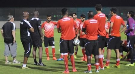 جانب من التدريبات. 