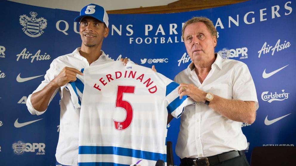 مدافع مانشستر يونايتد التاريخي ريو فيرديناند انتقل لكوينز بارك رينجرز - 35 عاماً