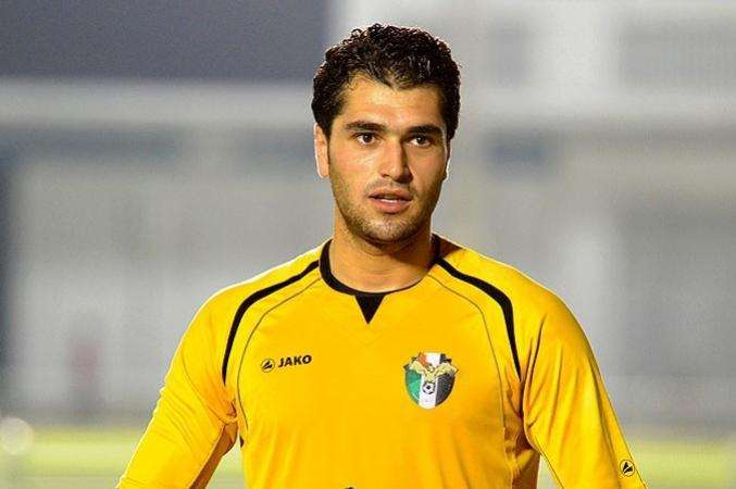 عبدالله الزعبي تصدى لضربة جزاء 