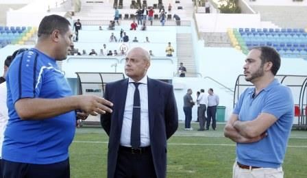 الأمير علي والمدرب الإنجليزي ويلكينز وأحمد عبد القادر بتدريب اليوم  