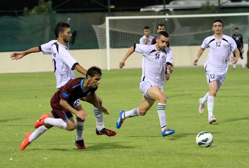  صورة من لقاء الأولمبي الفلسطيني والشباب البحريني 
