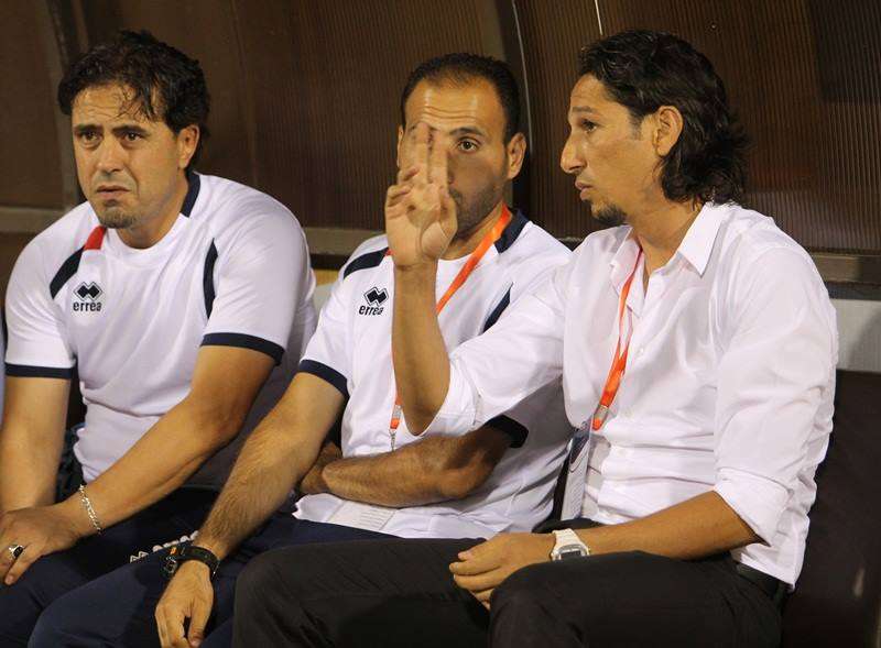 عبدالله أبو زمع مع الجهاز التدريبي