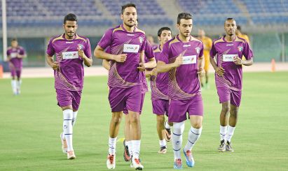 جانب من استعدادات الازرق الكويتي