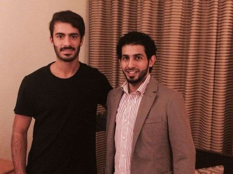 أمير كردي مع مندوب الأهلي