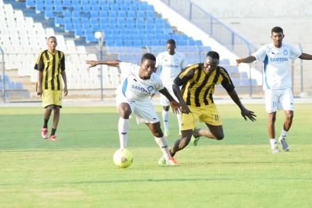 جانب من المباراة الودية