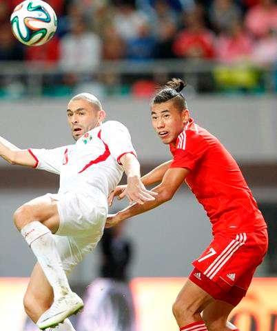 من مباراة الاردن والصين 